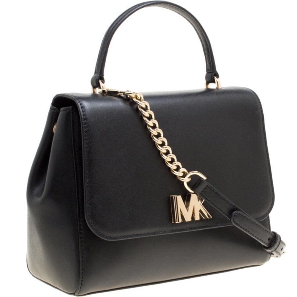 Michael Kors Mott Medium Leather Top Handle Bag